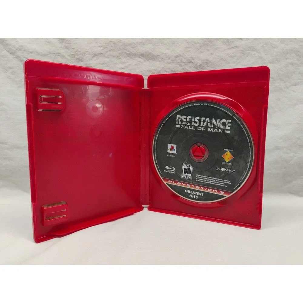 Resistance: Fall of Man (Sony PlayStation 3, 2006) No Manual GUC Clean Disc